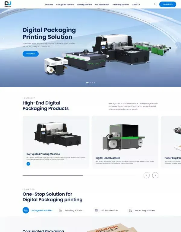 外贸独立站搭建案例