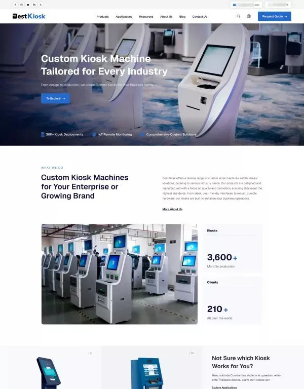 外贸独立站搭建案例