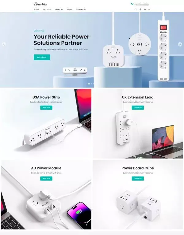 外贸独立站搭建案例